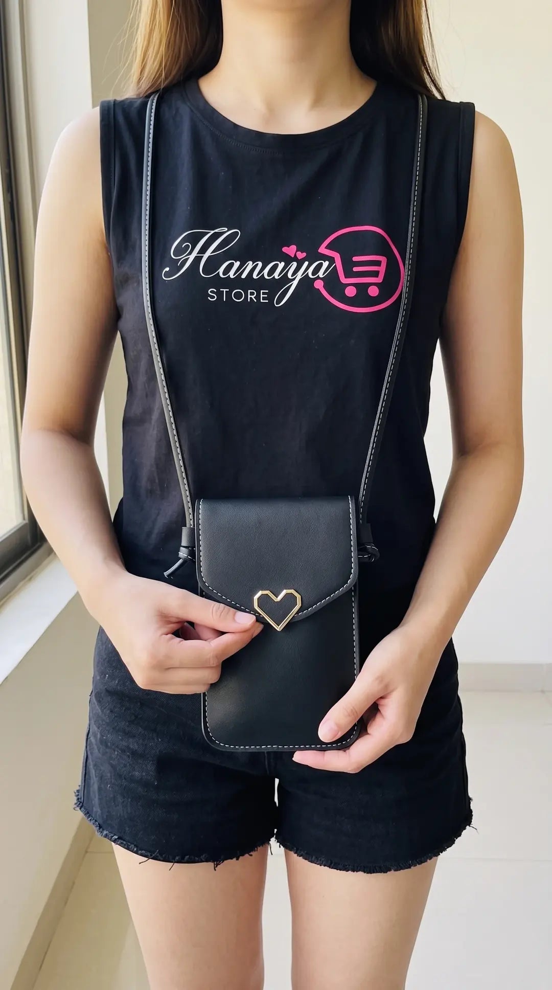 Women Pu Leather Cell Phone Bag Transparent Shoulder Handbag Clutch Wallet Purse with Card Holders Girls Mini Crossbody Mobile Wallet – Mini Handbag Ladies Sling Clutch Bag Pakistan | Hanaya Store