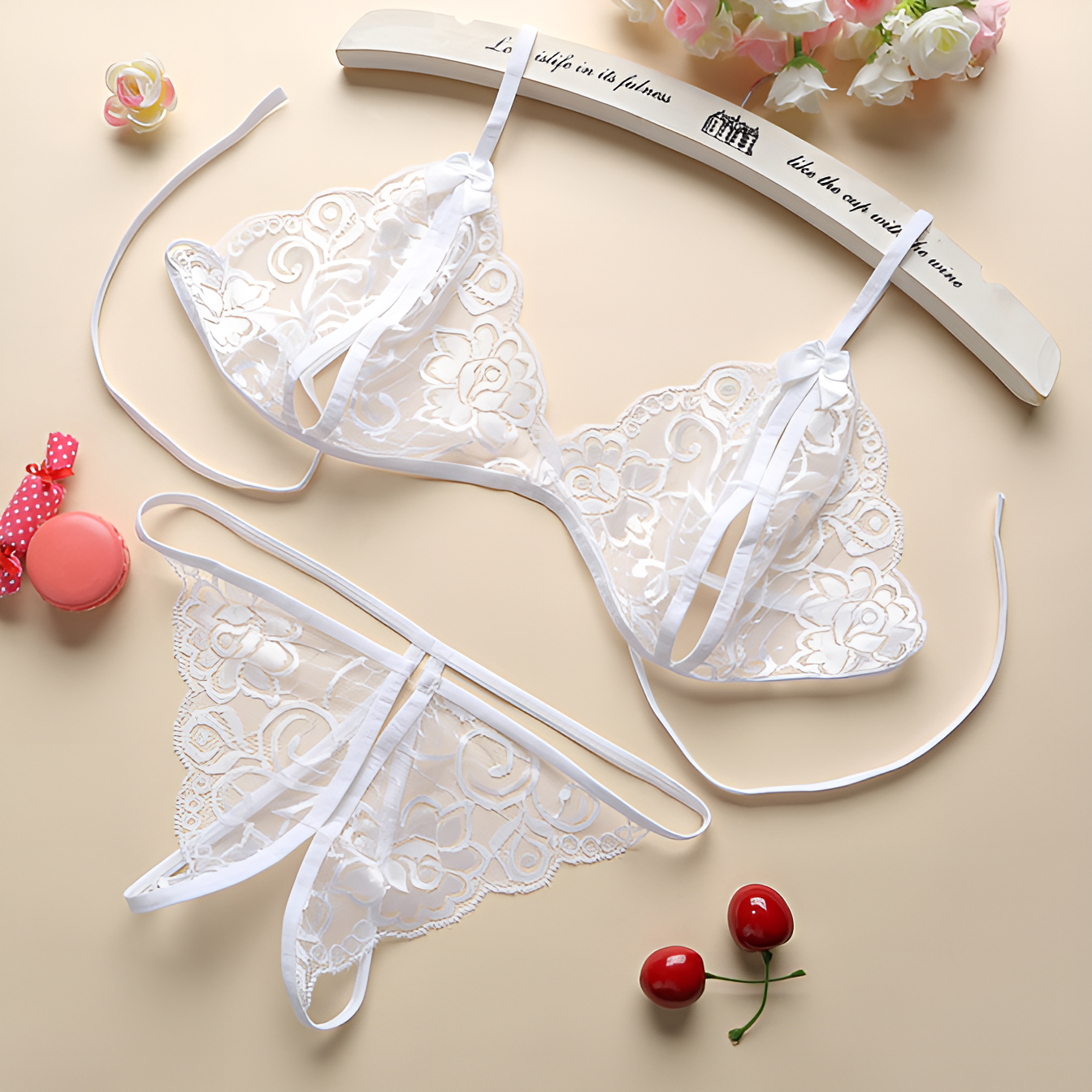 ONE SIZE Till (40-65Kgs Weight) Women Seamless Bra Tops Lingerie Set Bralette