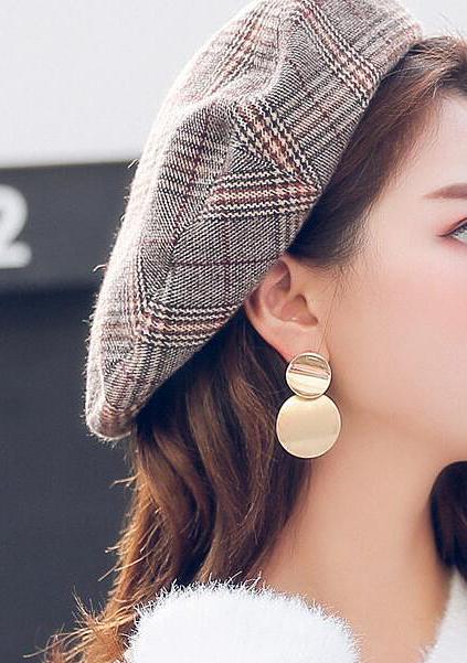 Dangle crystal earrings for women, elegant party jewelry