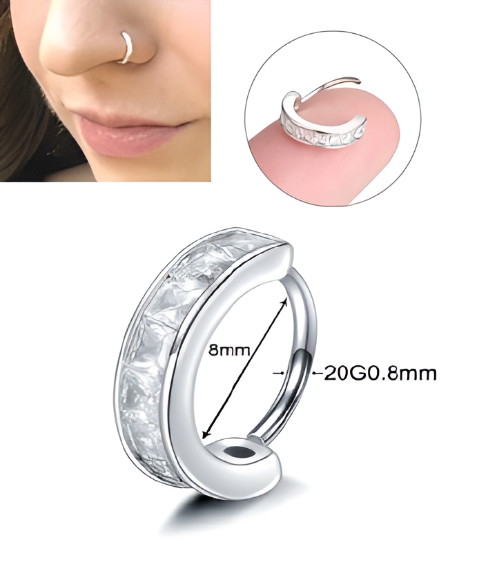 Minimalist nose ring, small nose jewelry for daily wear