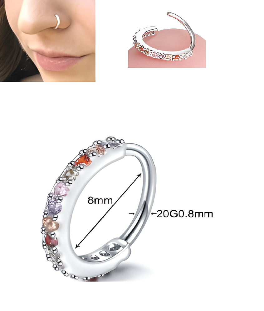 Minimalist nose ring, small nose jewelry for daily wear