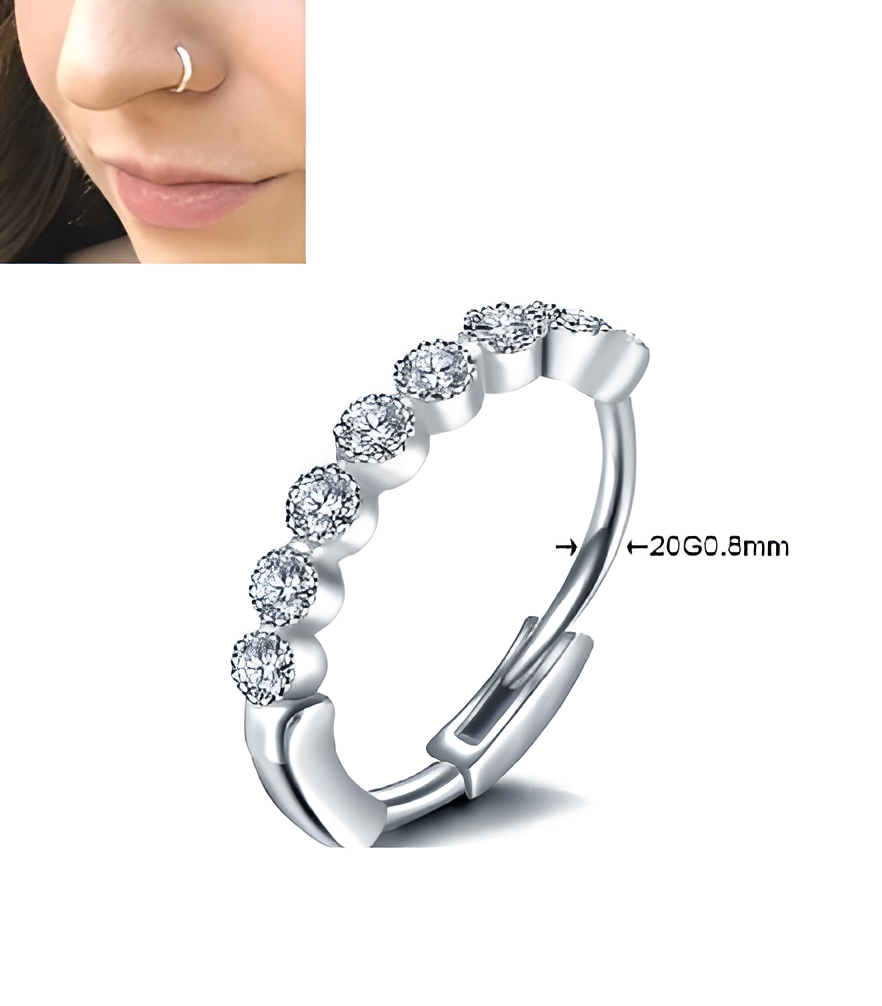 Minimalist nose ring, small nose jewelry for daily wear