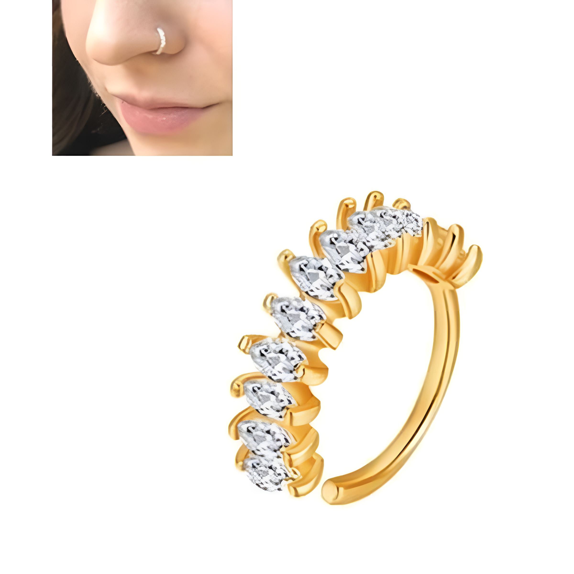 Minimalist nose ring, small nose jewelry for daily wear