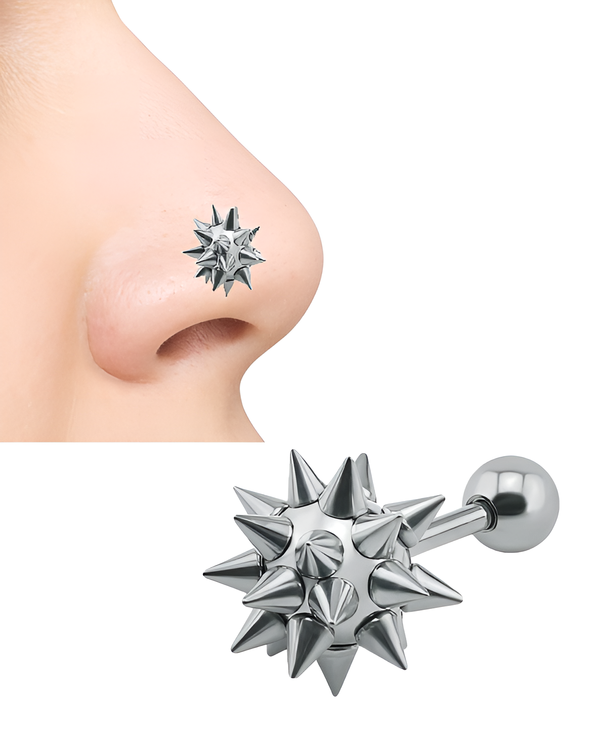 Piercing Nose Jewelry Crystal Nostril Body Jewelry 1 Pc
