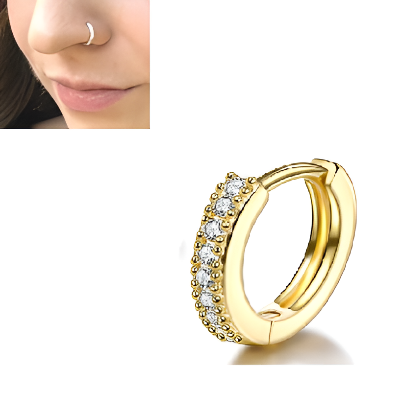 Minimalist nose ring, small nose jewelry for daily wear