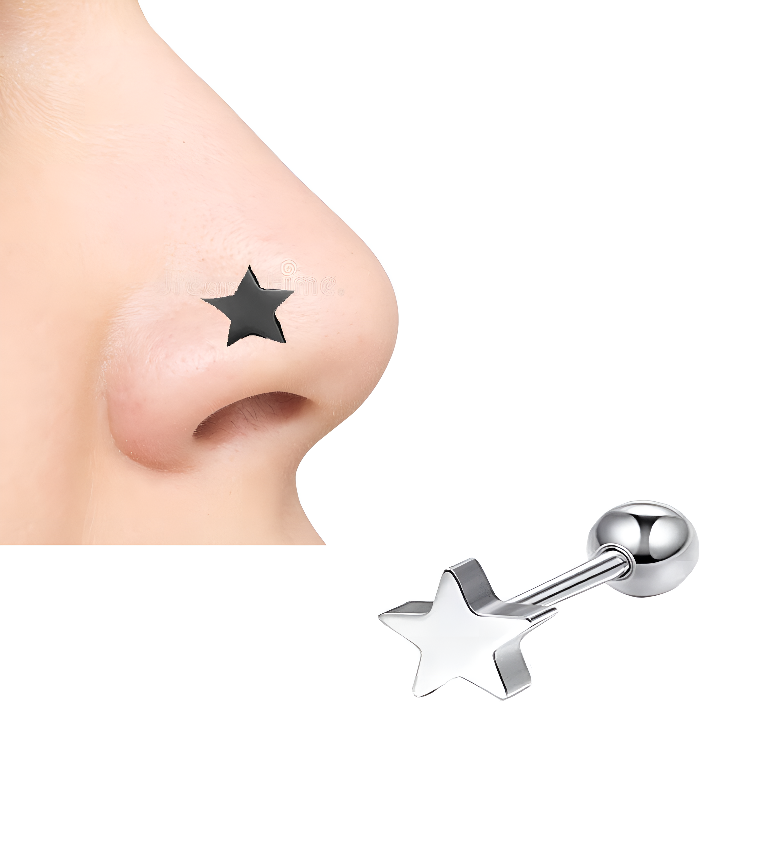 Helix Piercing – 1pc Nose Ring Body Jewelry