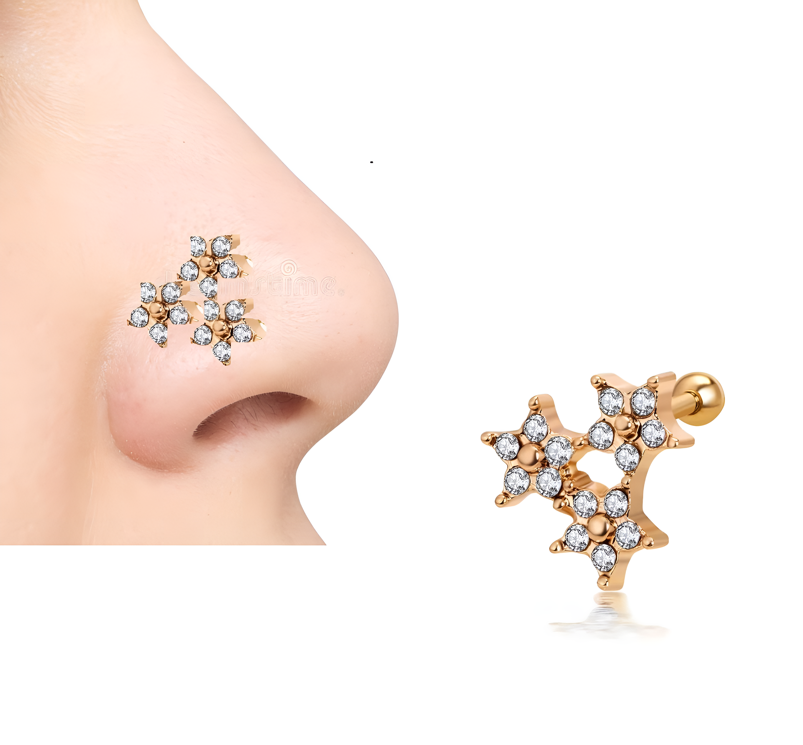 Minimalist nose ring, small nose jewelry for daily wear