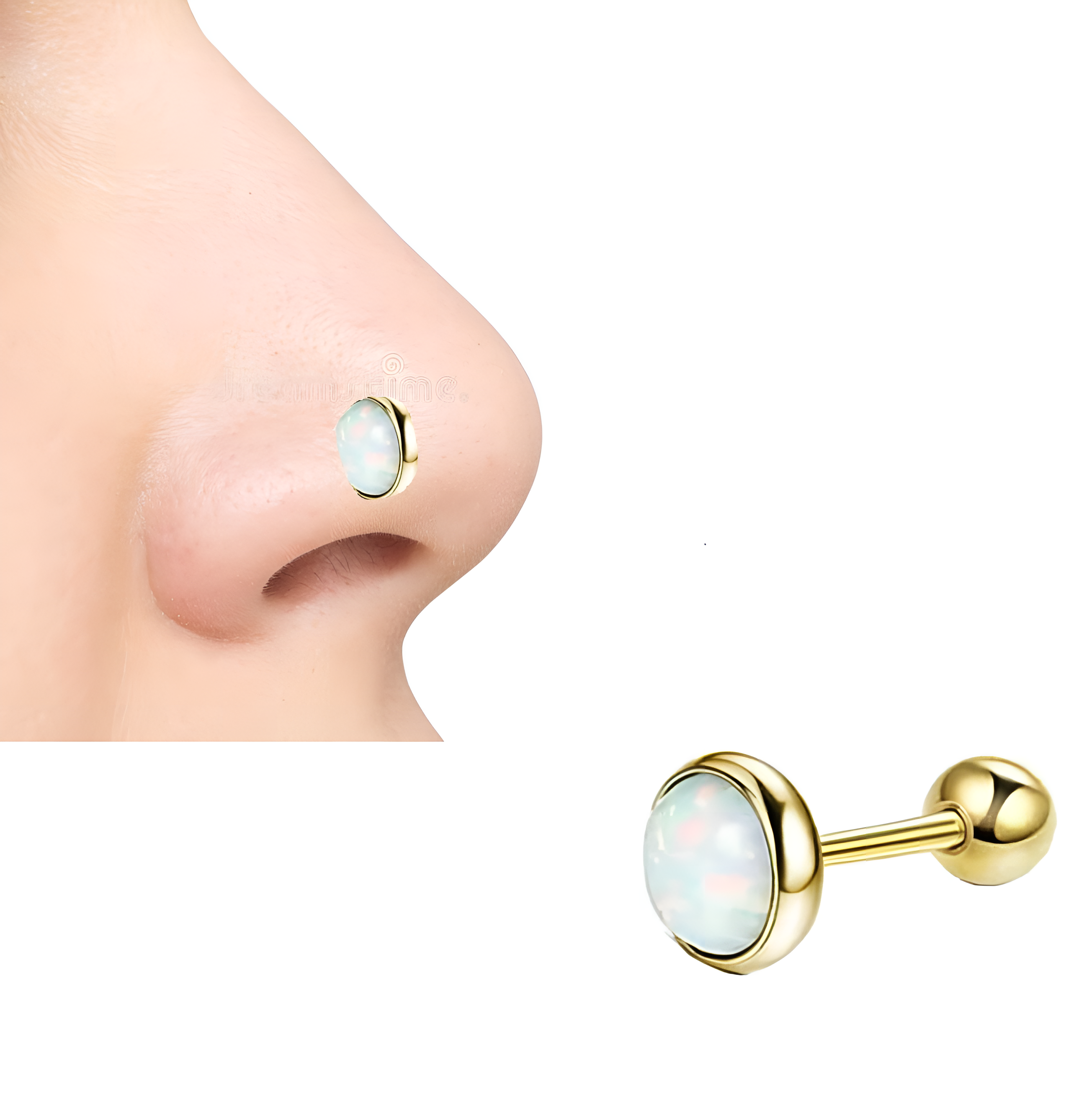 Minimalist nose ring, small nose jewelry for daily wear