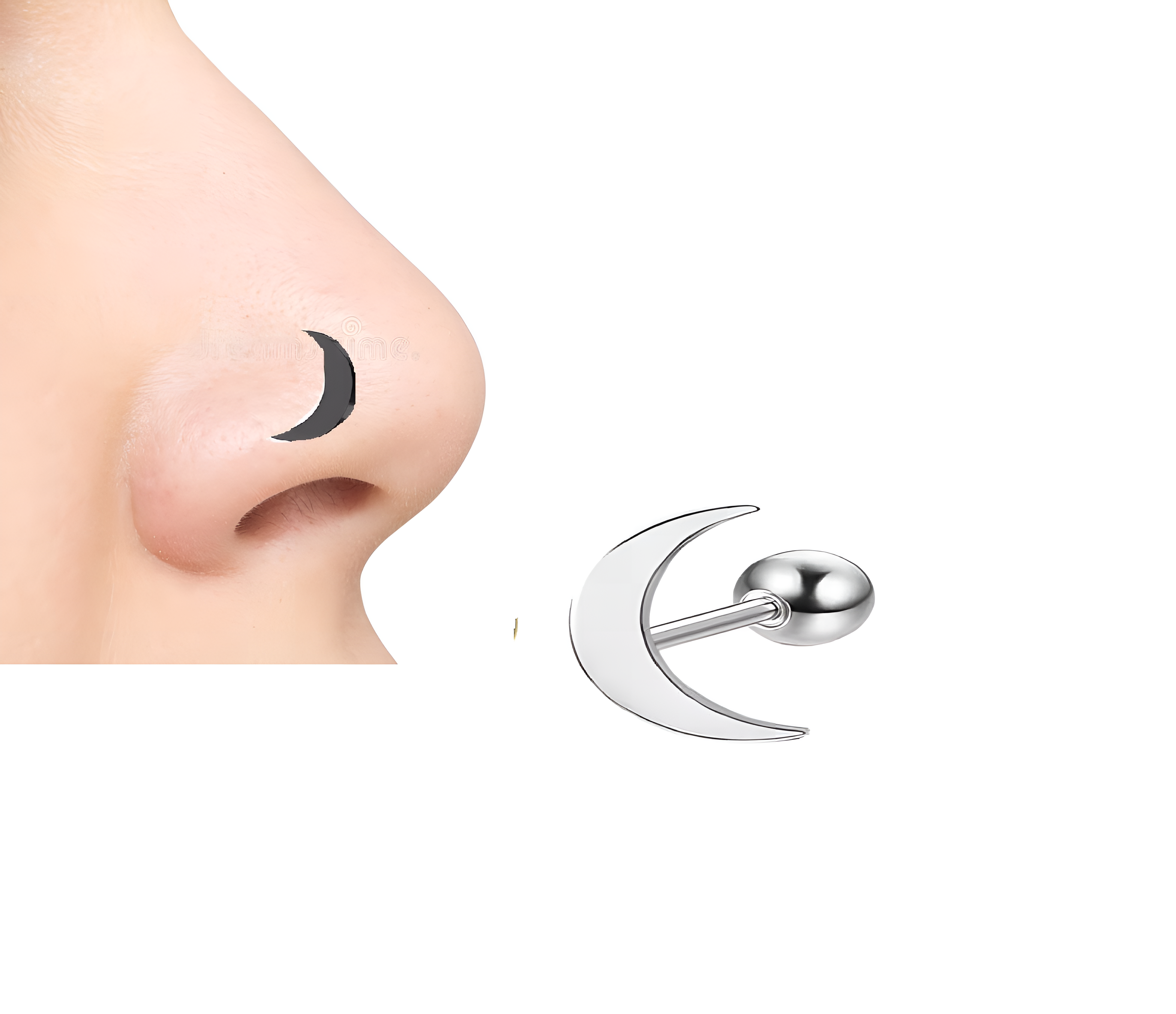 Fashion Helix Piercing – 1pc Nose Ring Body Jewelry