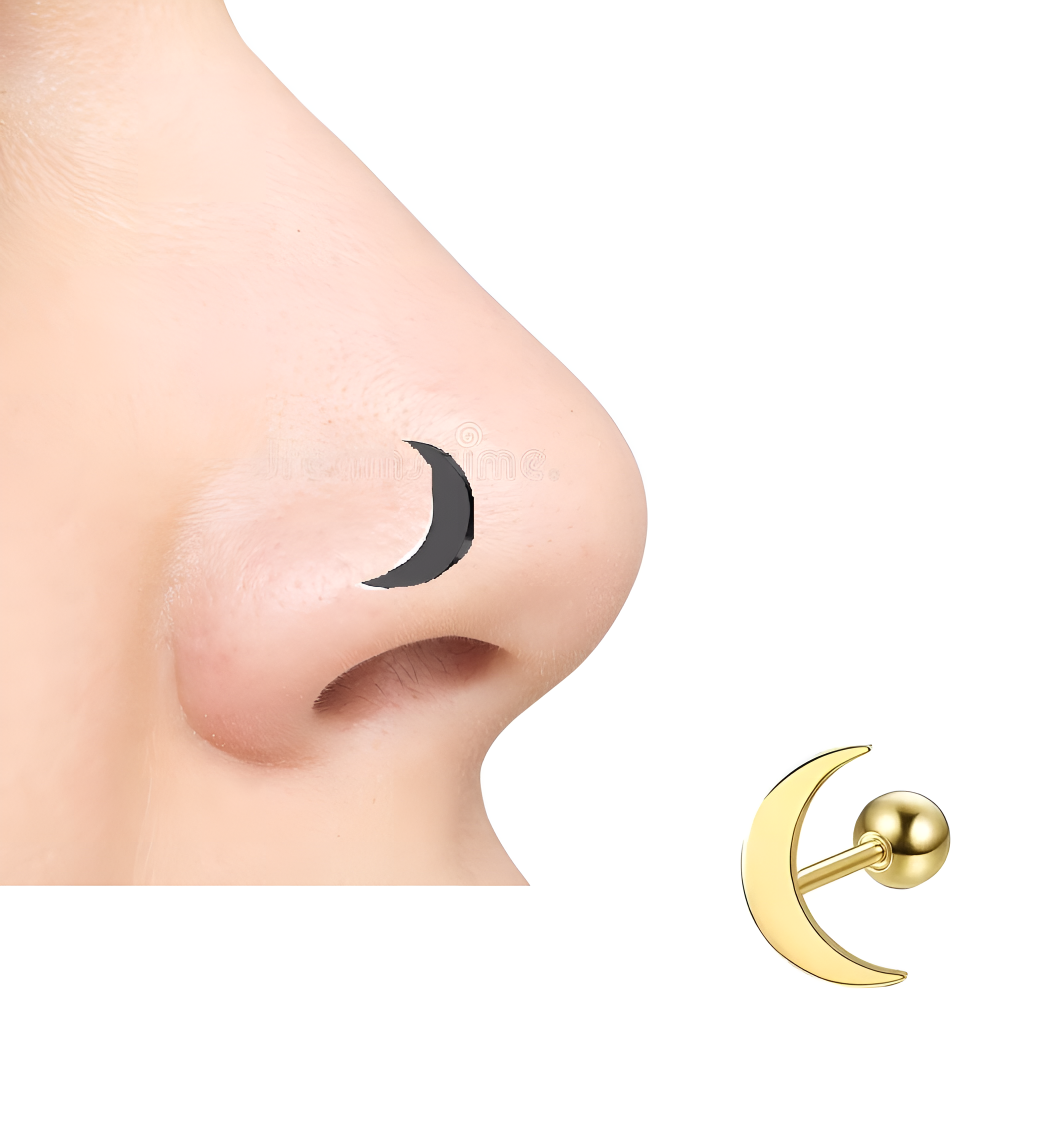 Minimalist nose ring, small nose jewelry for daily wear