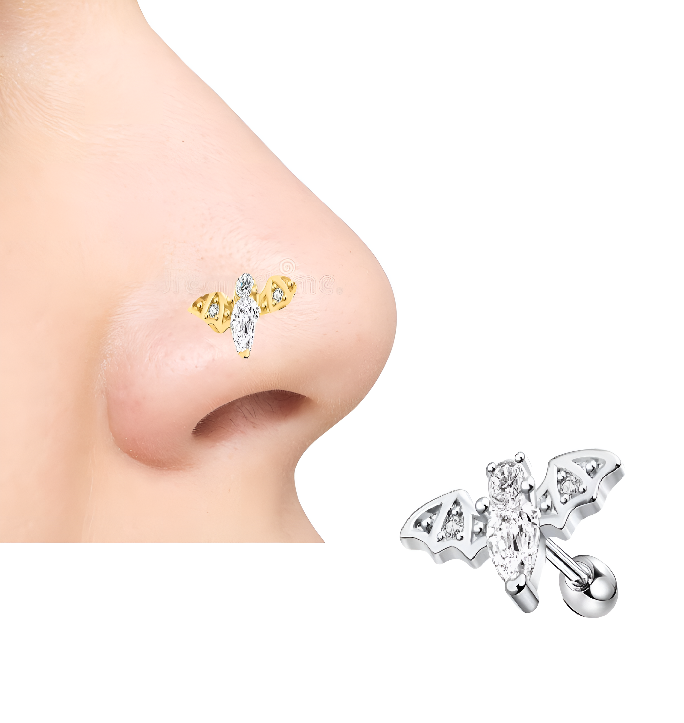 Helix Nose Ring – 1pc Piercing Body Jewelry