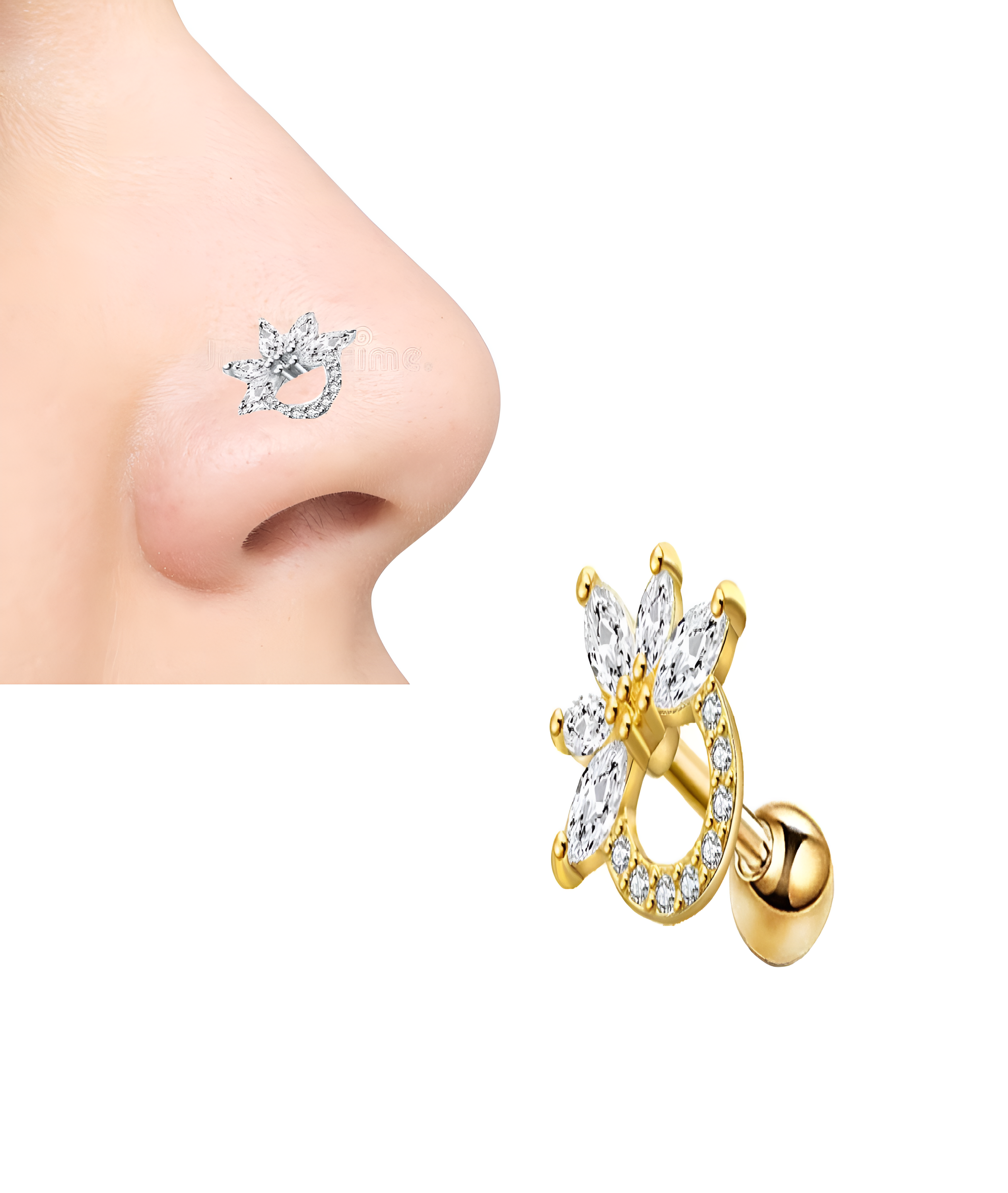 Minimalist nose ring, small nose jewelry for daily wear