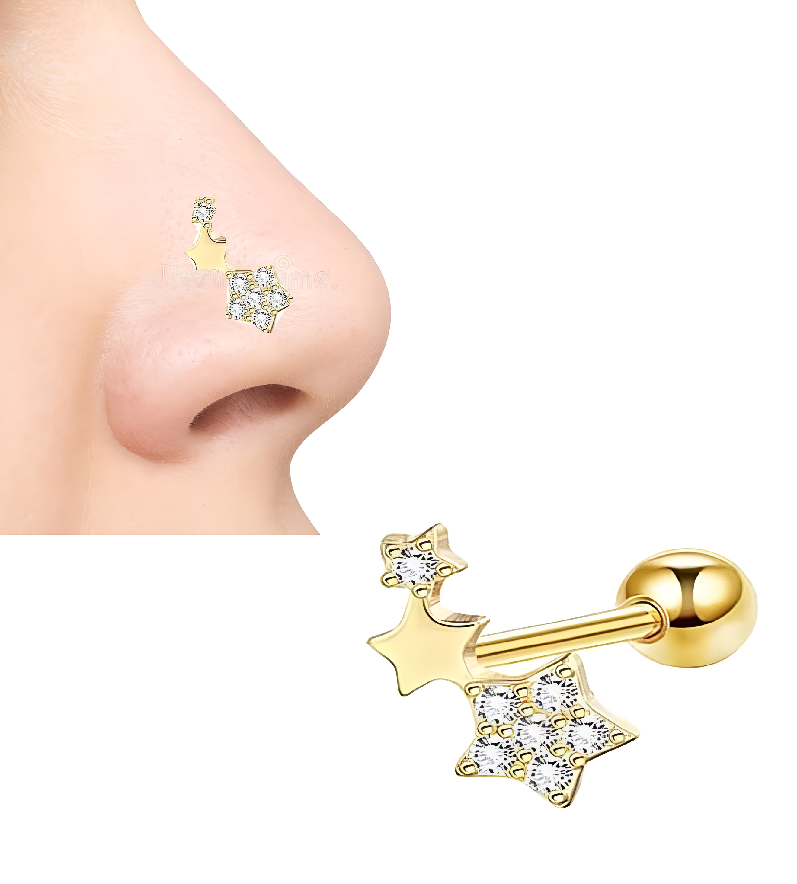 Minimalist nose ring, small nose jewelry for daily wear