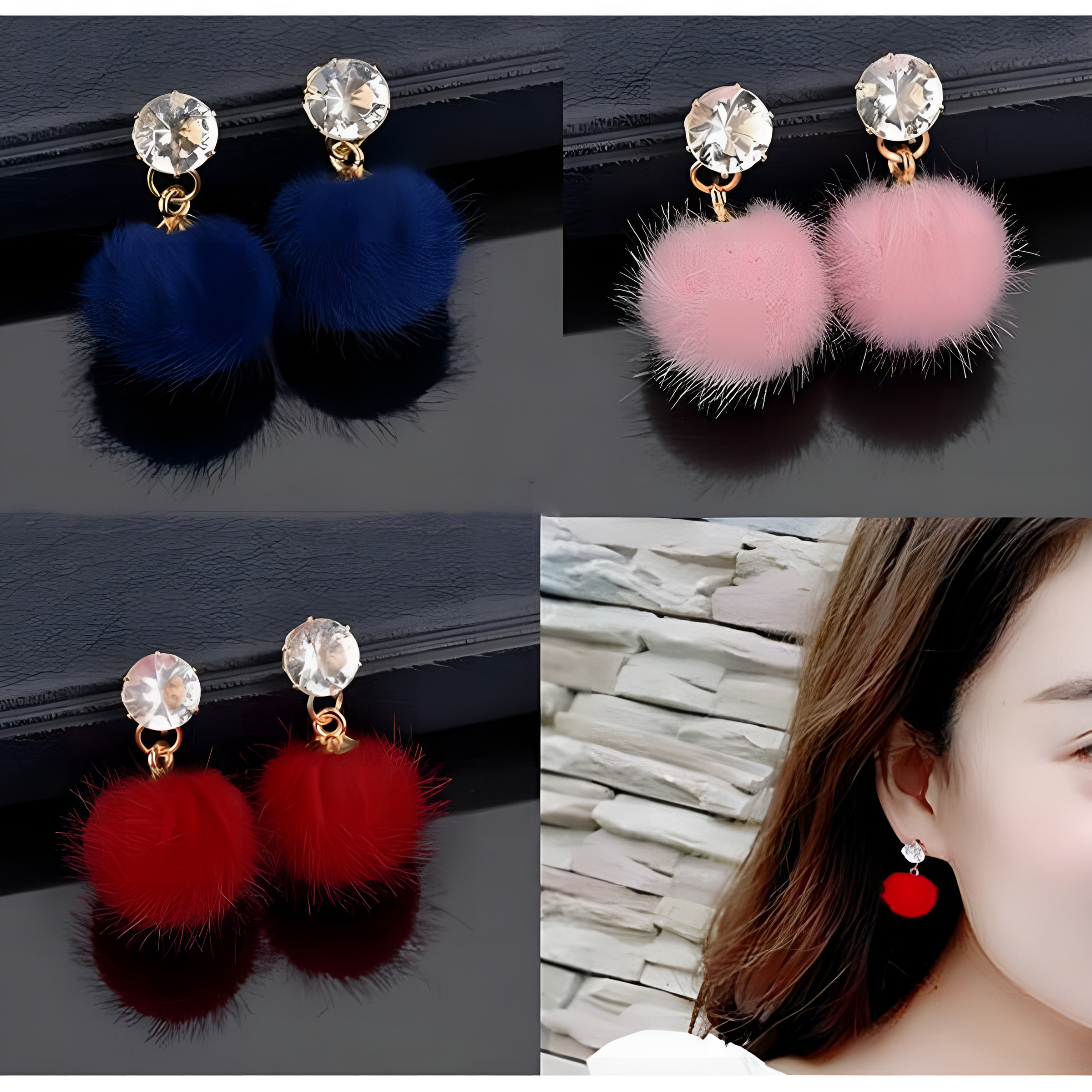Everyday casual earrings for women, lightweight simple studs