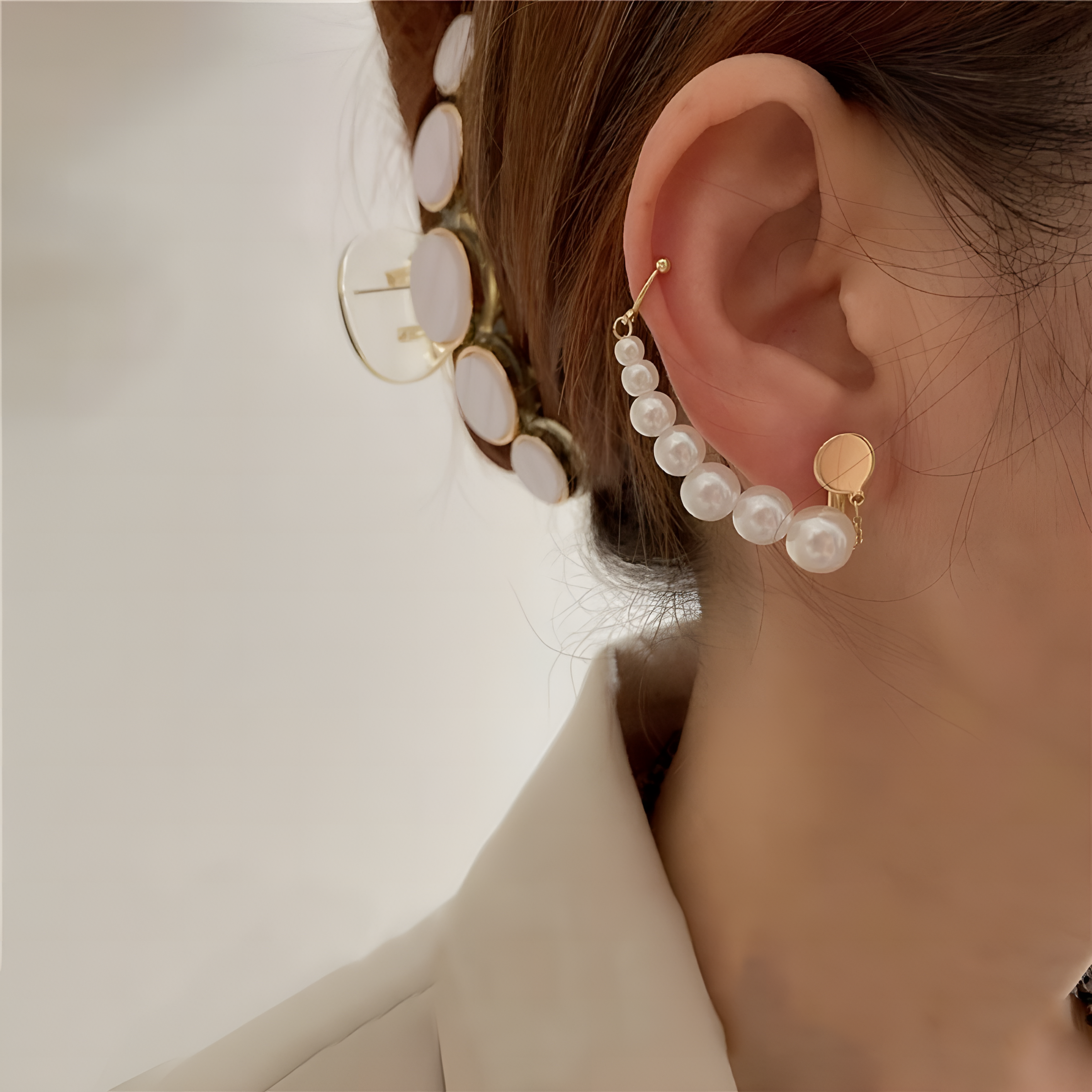 Everyday casual earrings for women, lightweight simple studs