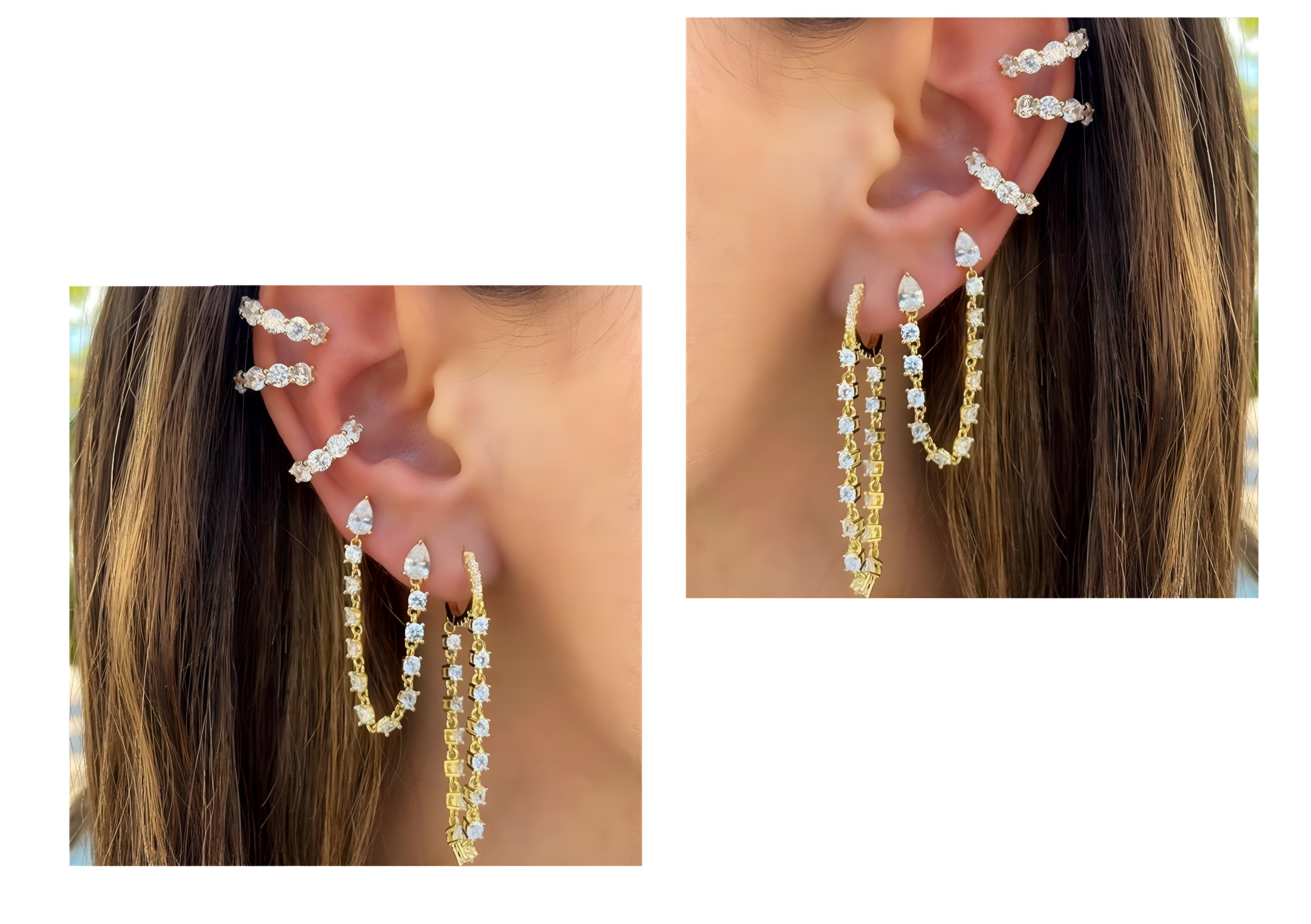 Everyday casual earrings for women, lightweight simple studs