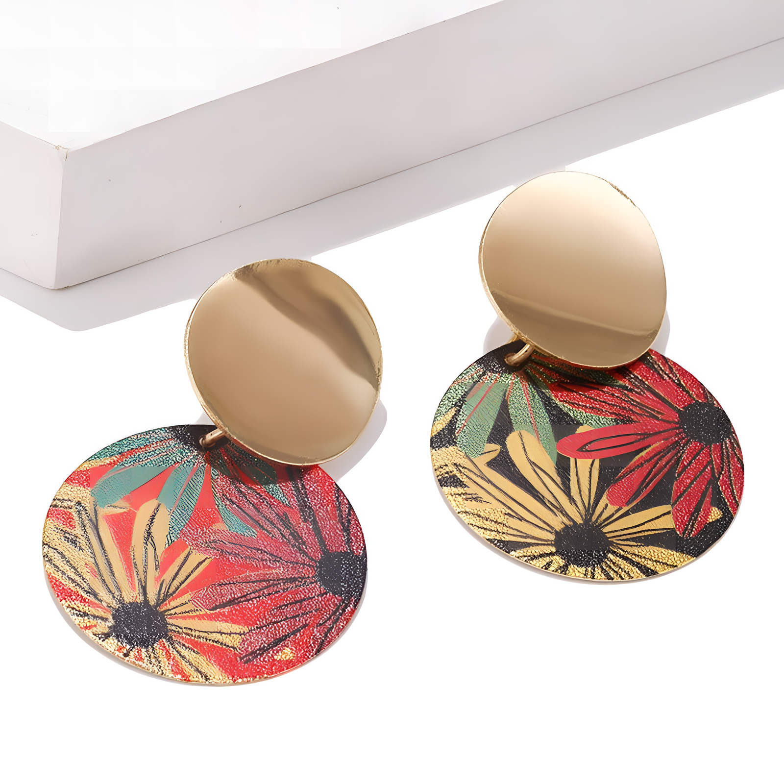 Classy Elegant Unique Fashionable Flowery Sha ped Drop Earring – Earrings Online in Pakistan | Hanaya