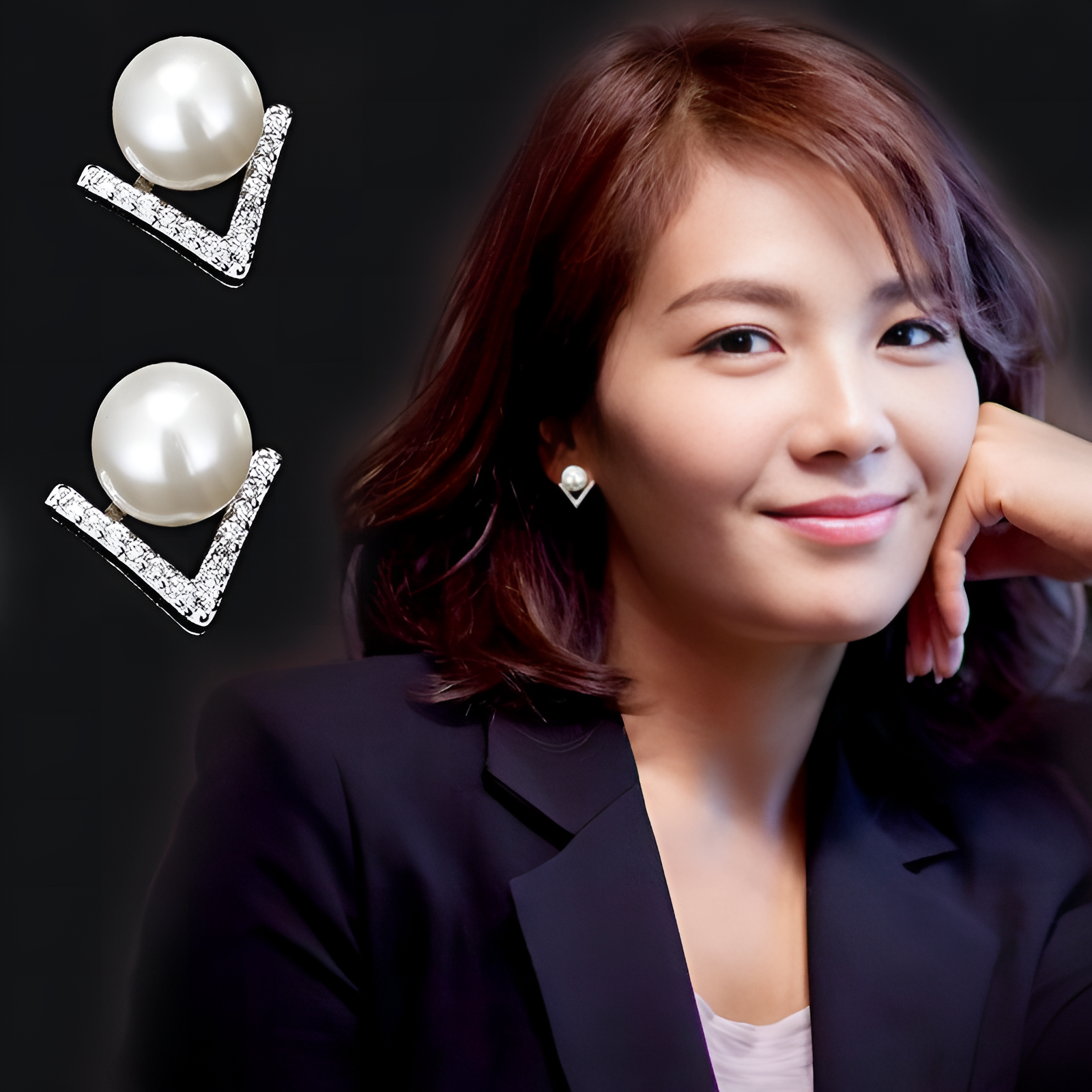 Everyday casual earrings for women, lightweight simple studs