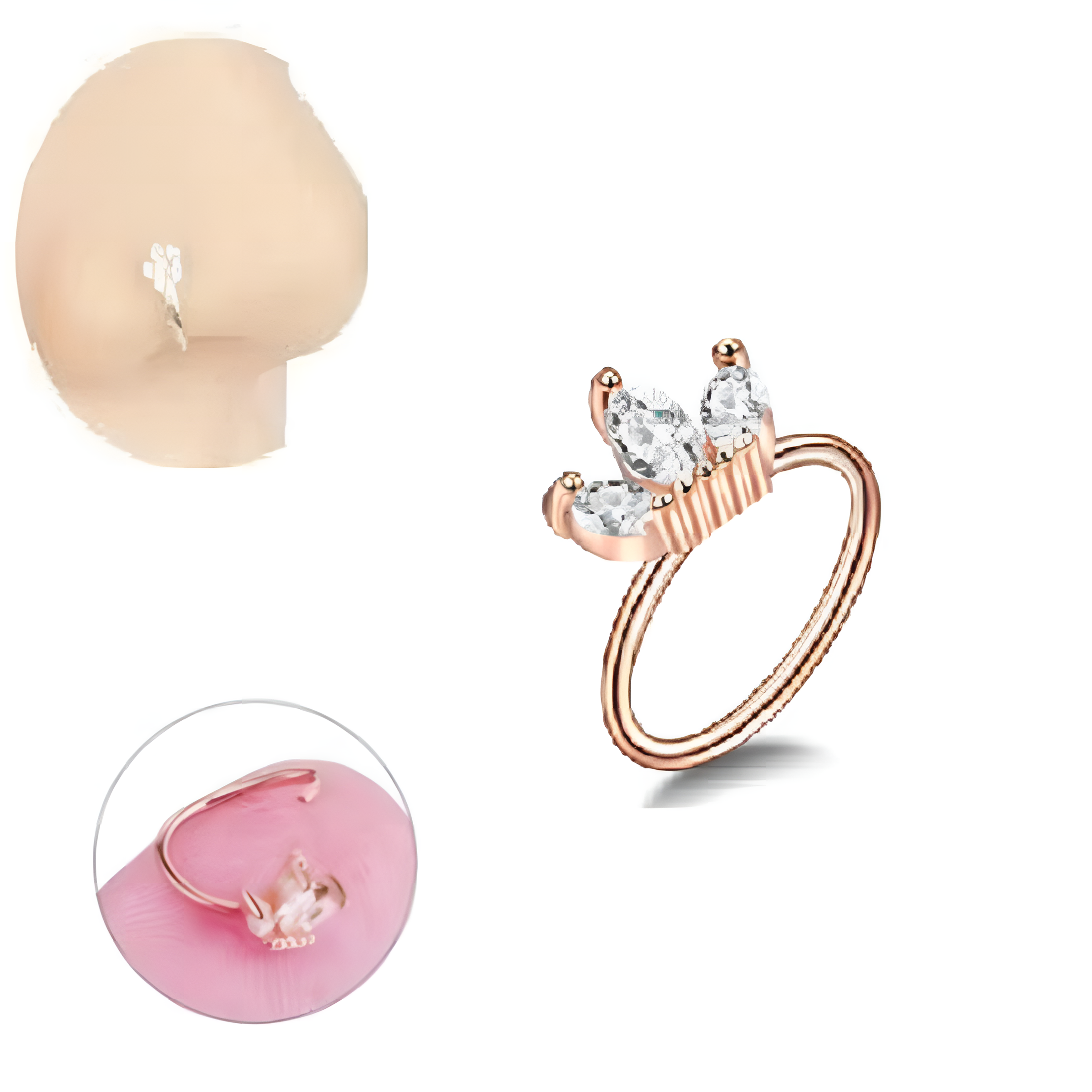 08mm Small Nose Ring Piercing Minimalist Nostril Jewelry