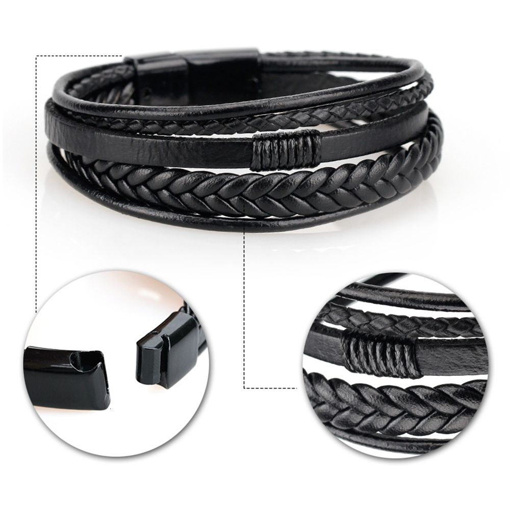 Premium Wrap Cord Cuff Bracelet Stylish Wristband for Men, Couples – bracelet Online in Pakistan | Hanaya