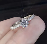 Silver Color Trendy Elegant Ring for Women Royal Fashionable Ring Classy Style – View 7 – Accessories | Hanaya Pakistan