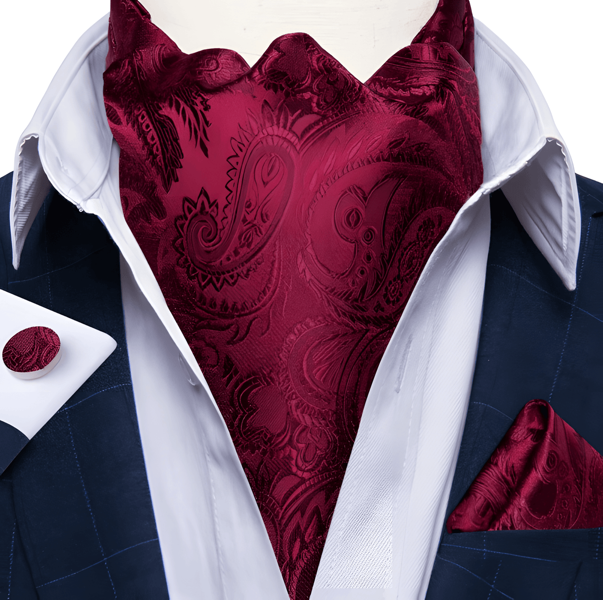 Elegant Men’s Cravat & Bow Tie Set – Silk Fashion Neckwear for Weddings & Formal Wear

