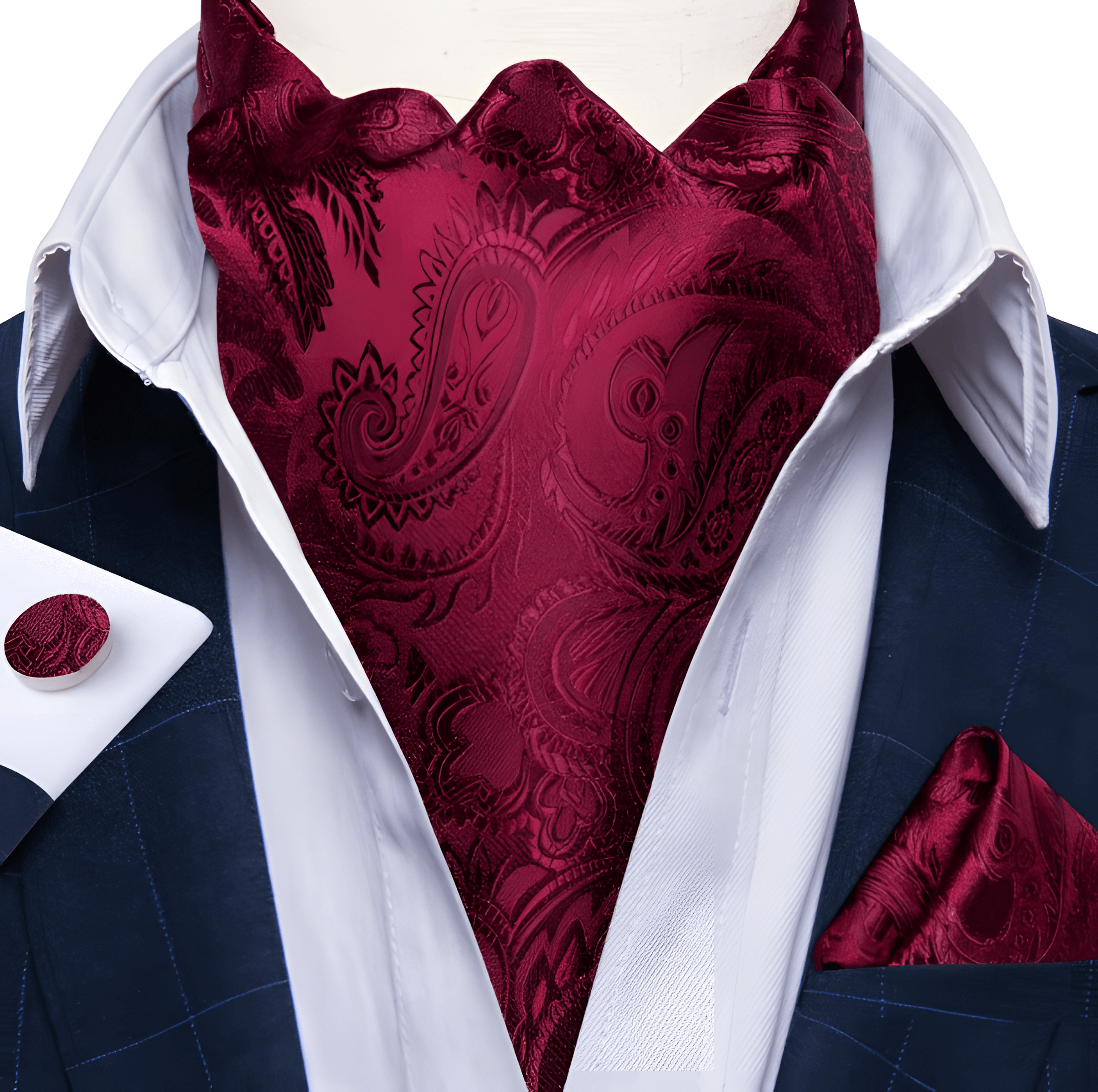 Elegant Men’s Cravat & Bow Tie Set – Silk Fashion Neckwear for Weddings & Formal Wear


