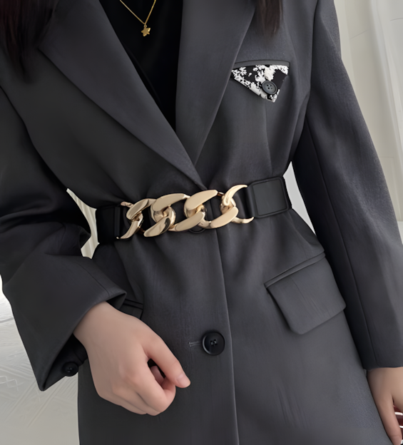 Trendy waist belt for girls – slim and decorative design for styling