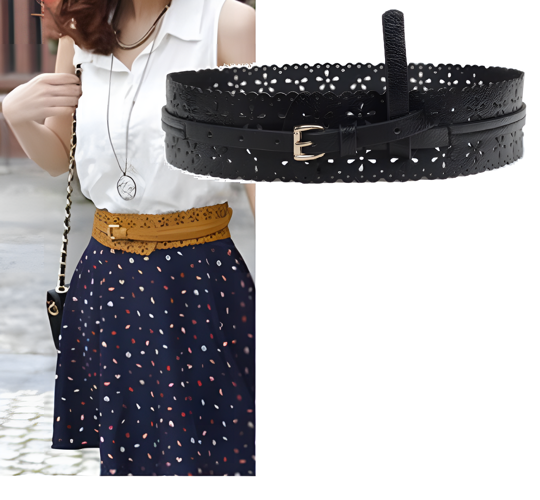 Slim waist belt for girls – stylish and comfortable fit for any occasion