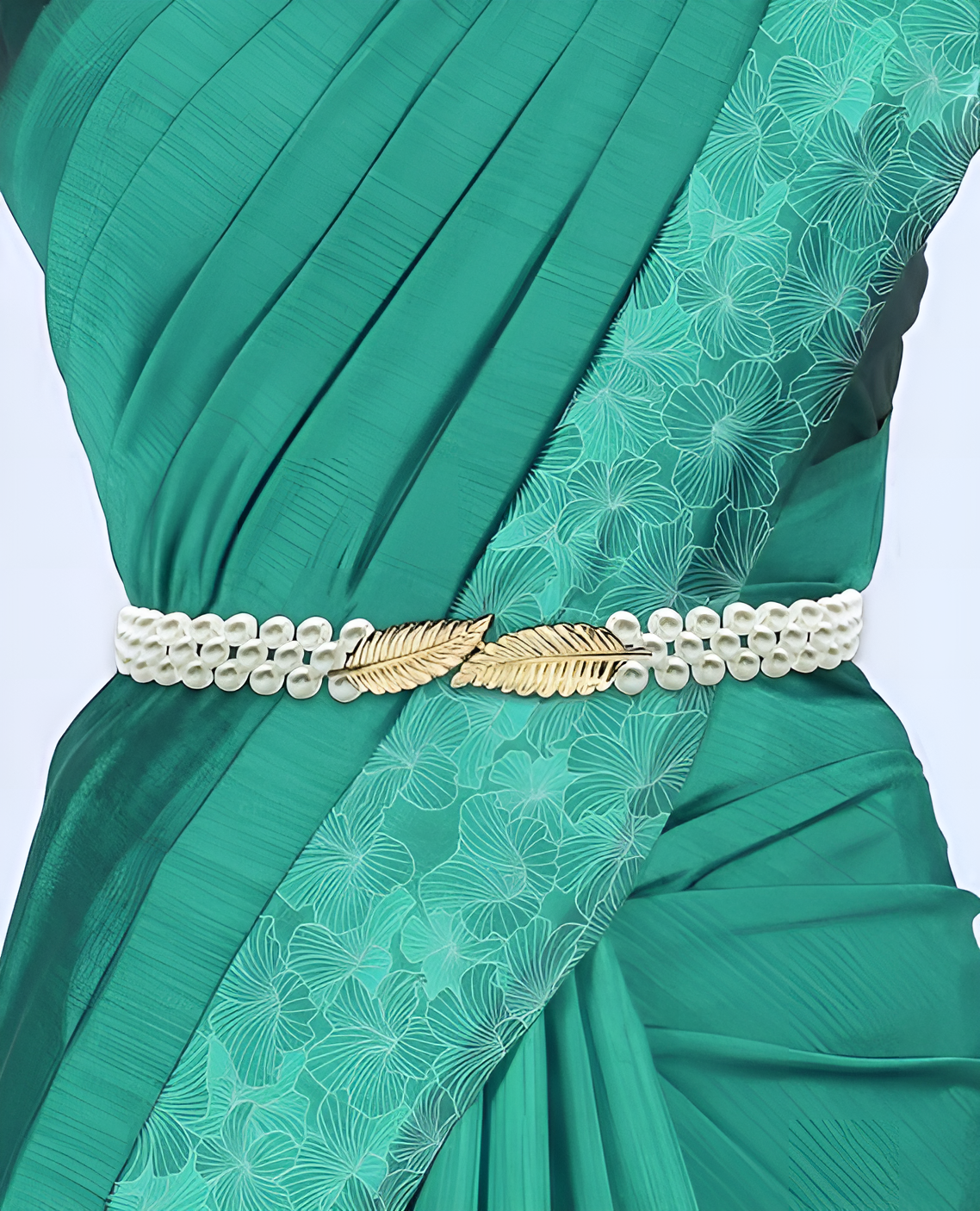 Stretchable waist chain for women stylish belt for girls elegant kamar band trendy slim belt for women fashionable body ch...