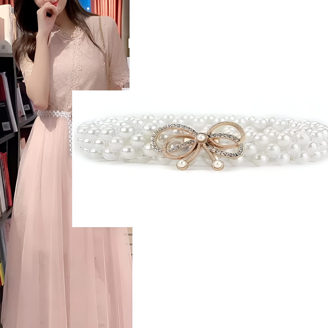 Stretchable waist chain for women belt for girls kamar band stylish slim belt for women trendy elegant fashion accessory o...