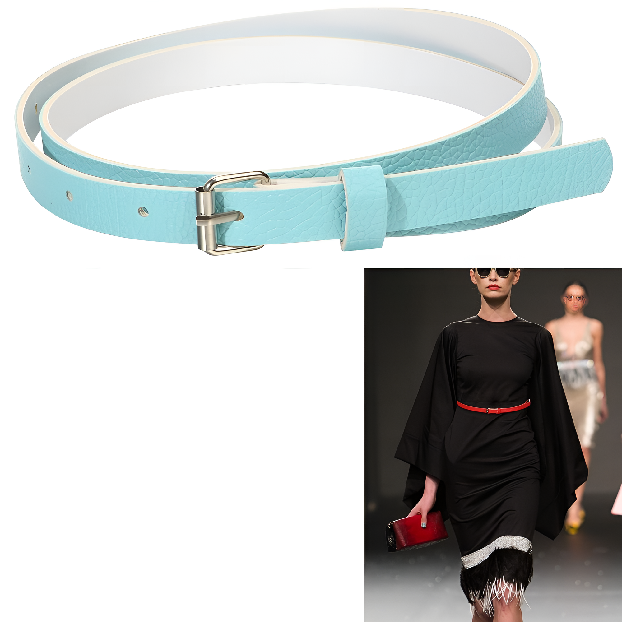 Classy Waist Belt for Women Belt for Girls Kamar Band Stylish Slim Belt Fashionable Elegant Belt for Dresses Tops and Jeans Size Up to 38 in