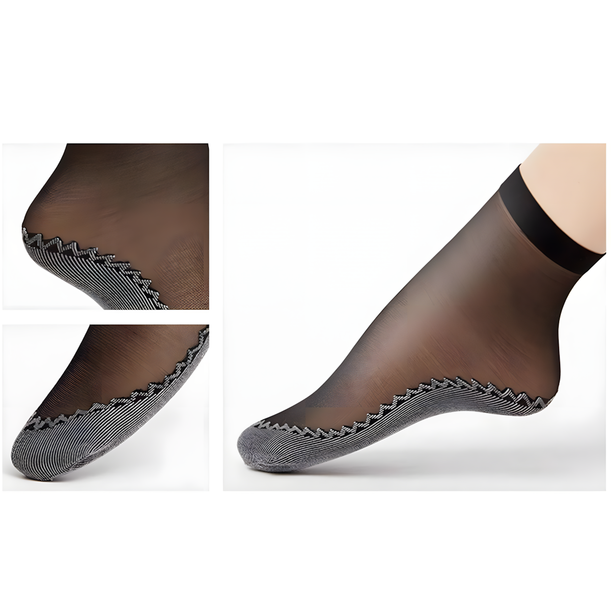 Womens transparent mesh socks for casual outfits