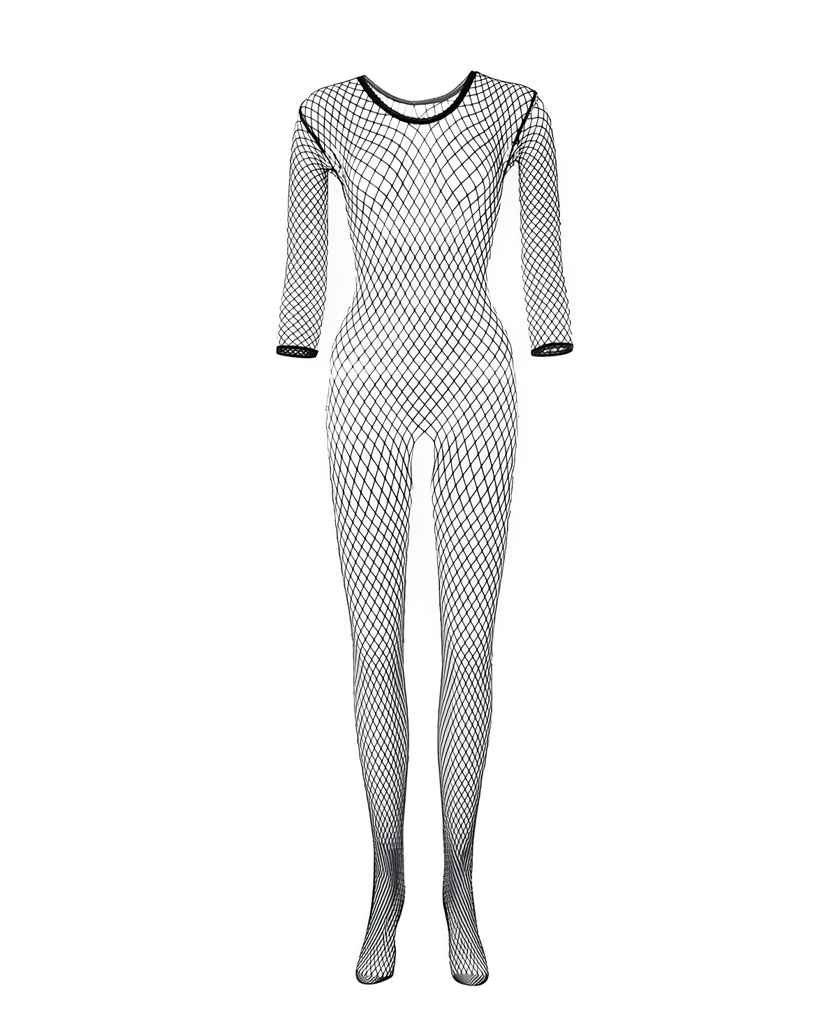 Full body fishnet dress