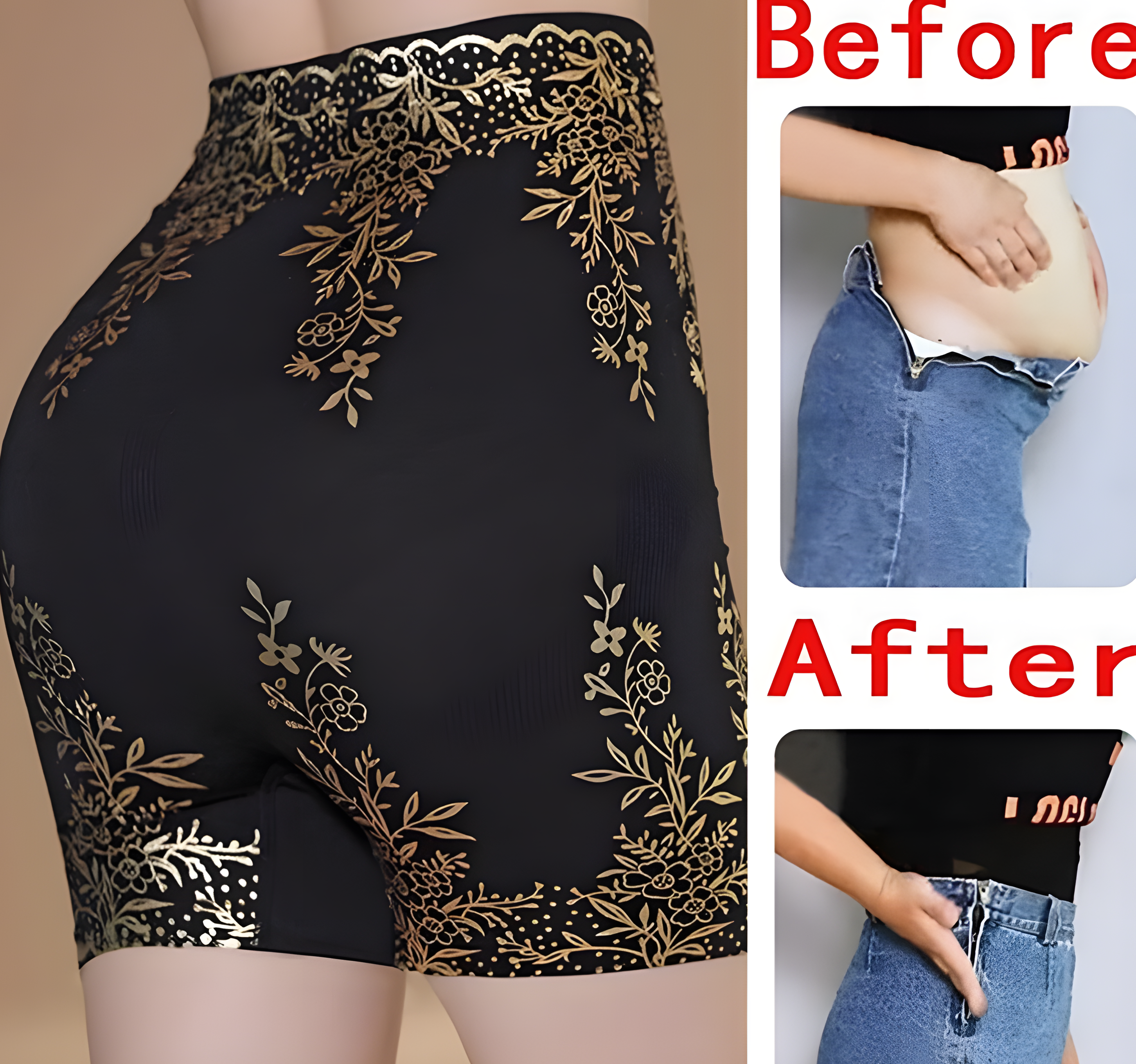 Restoration shaper fat burning Hip-lift tummy control panties safety pants knickers underwear shapewear high waist