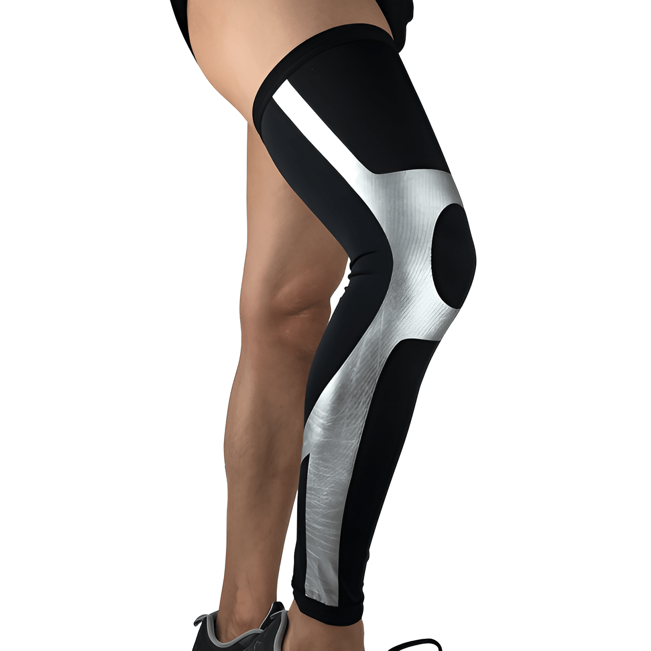 Sports compression socks – breathable, anti-fatigue design for active use
