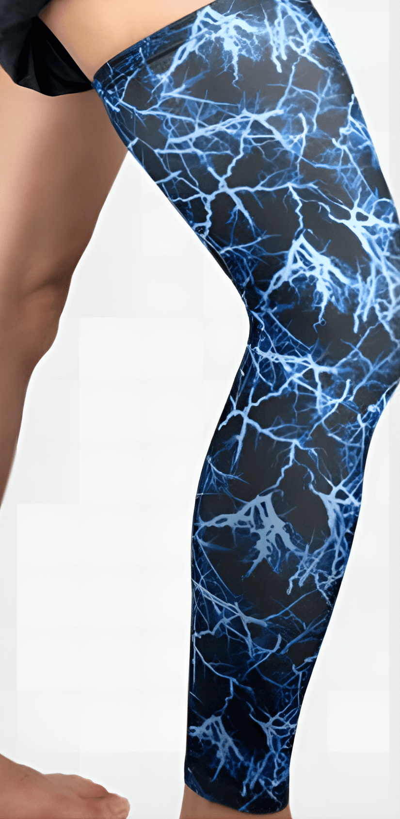 Leg Compression Sleeve – 1PC Sports Knee Support for Running, Workout & Pain Relief