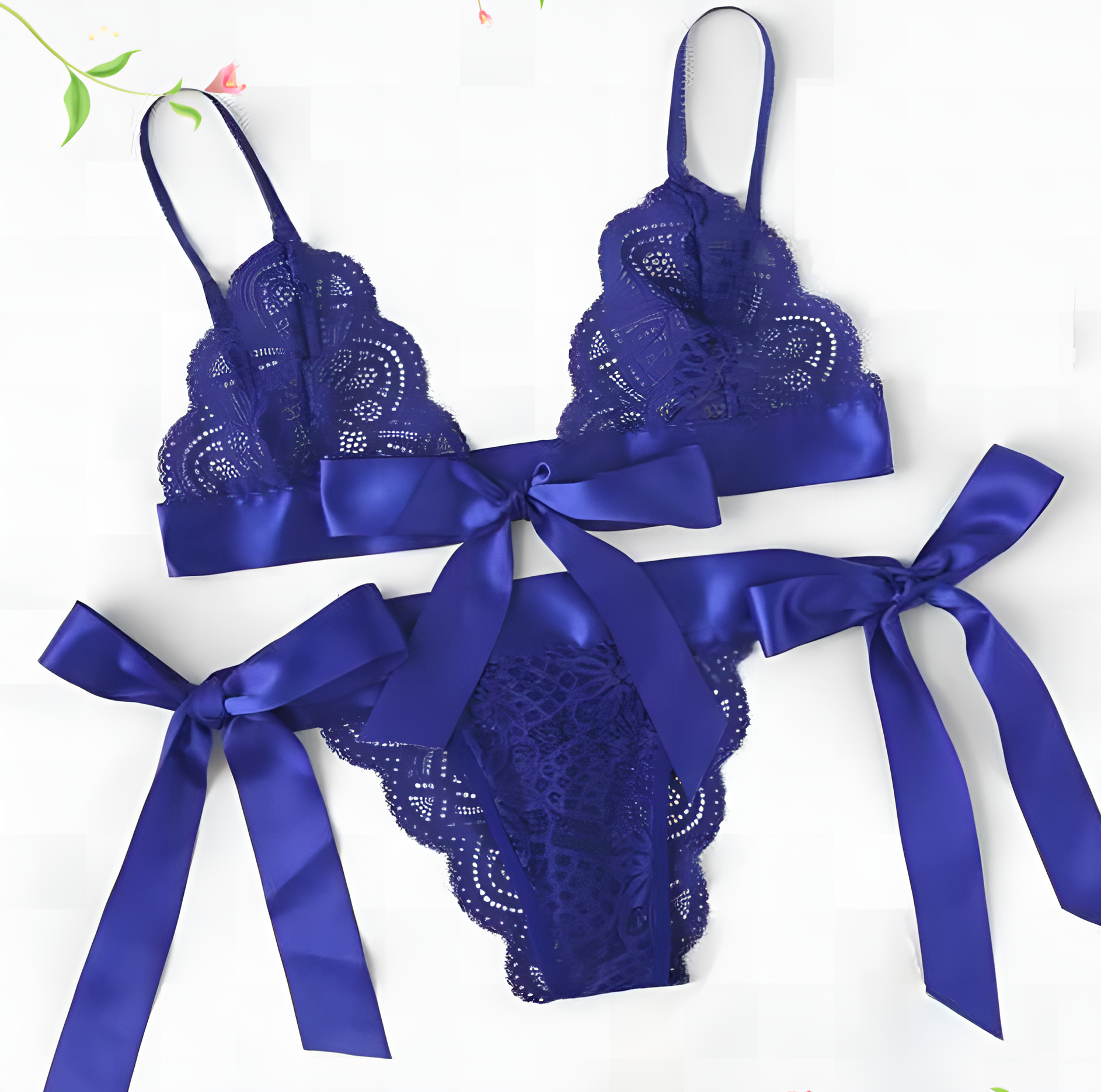 One Size (40-80kgs) Free Size Premium Quality European Intimates Soft Stylish Bra Set Fashion Style Stylish Super