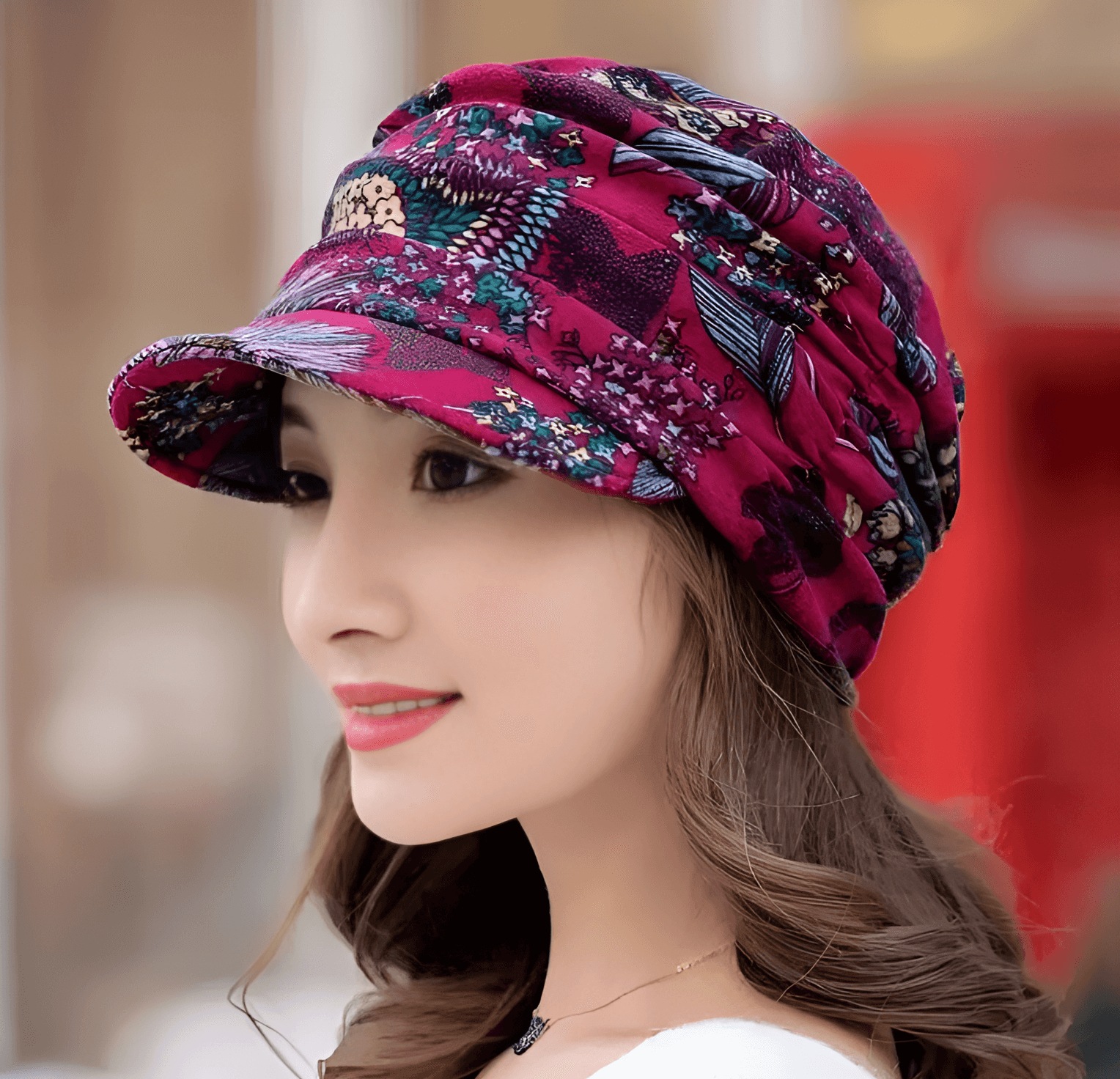Women Winter Hat CAP Female Golf Baseball Caps Vintage Floral Caps Hat Female Lady Baseball Cap Hat For Women – Hats & Cap...