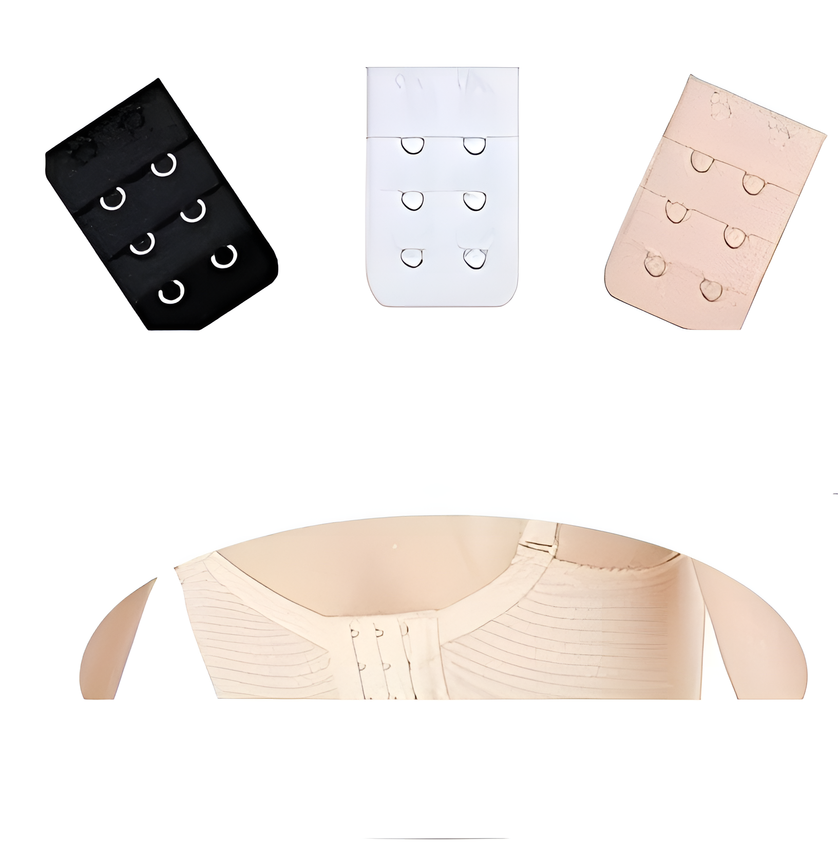 Adjustable elastic bra straps for women – 1 pair detachable anti-slip design