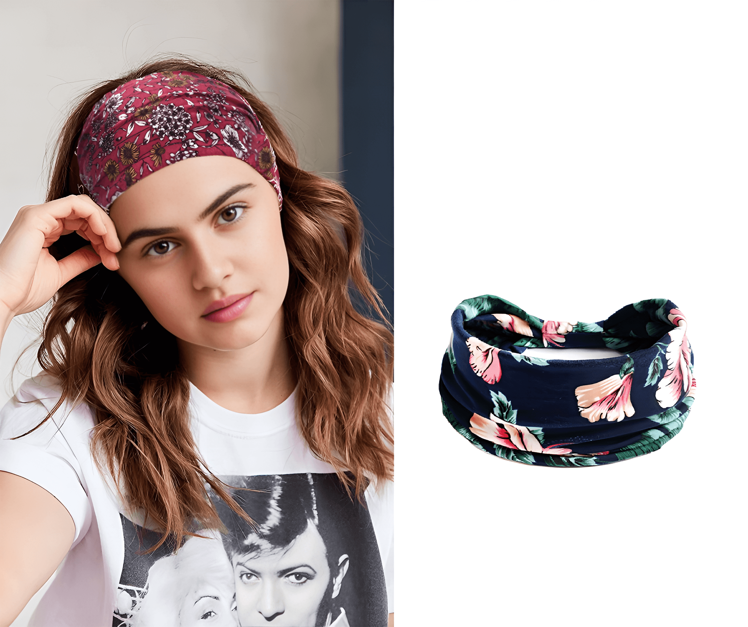 Women’s yoga headband for workout and fitness – non-slip and breathable
