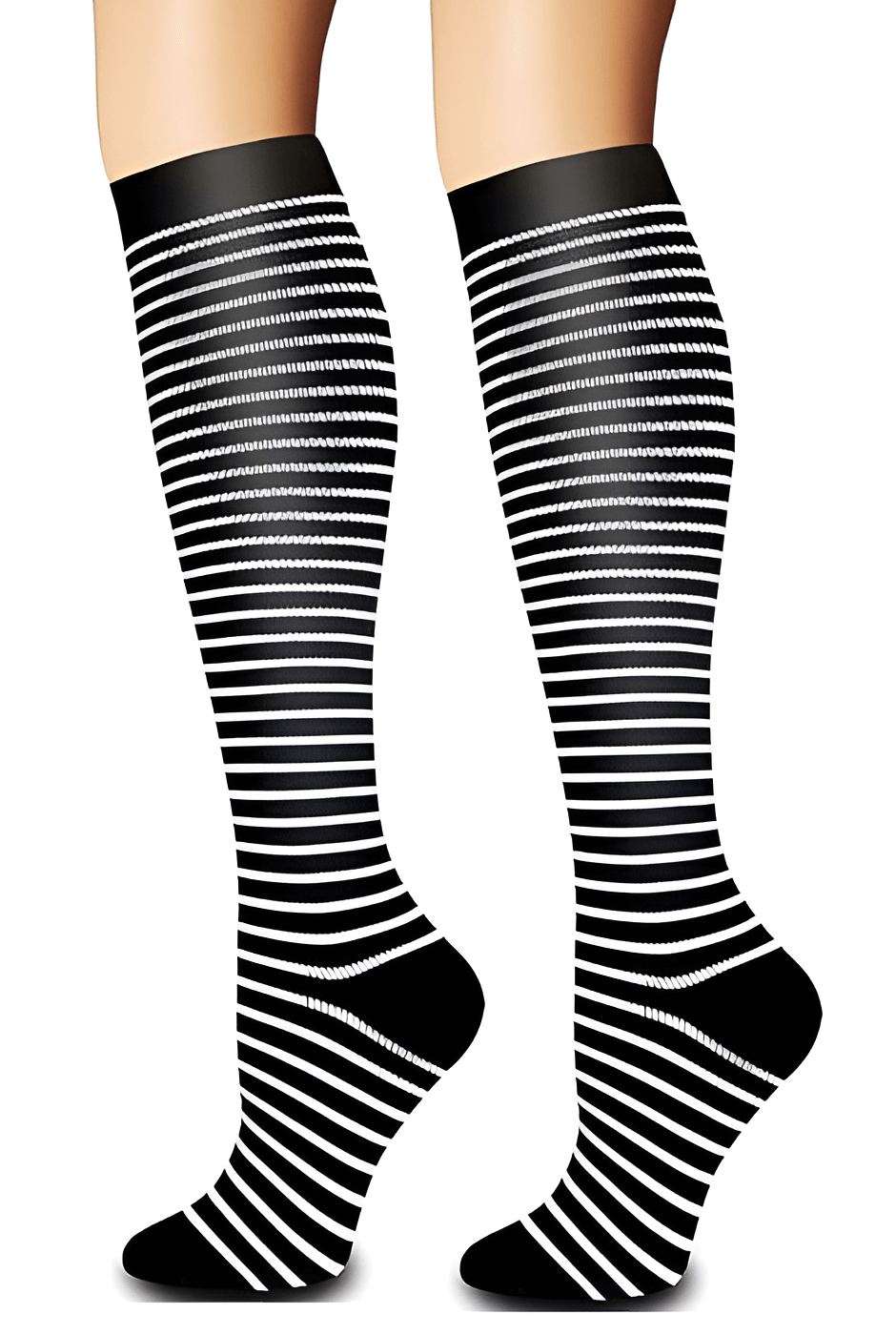 Unisex graduated compression socks for men and women – support for circulation and pain relief