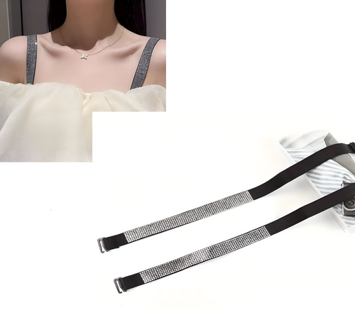 1 PAIR Adjustable Bra Strap Women Bra Shoulder Strap Elastic Anti Slip Adjustable Strap Detachable Ladies Bra Accessory