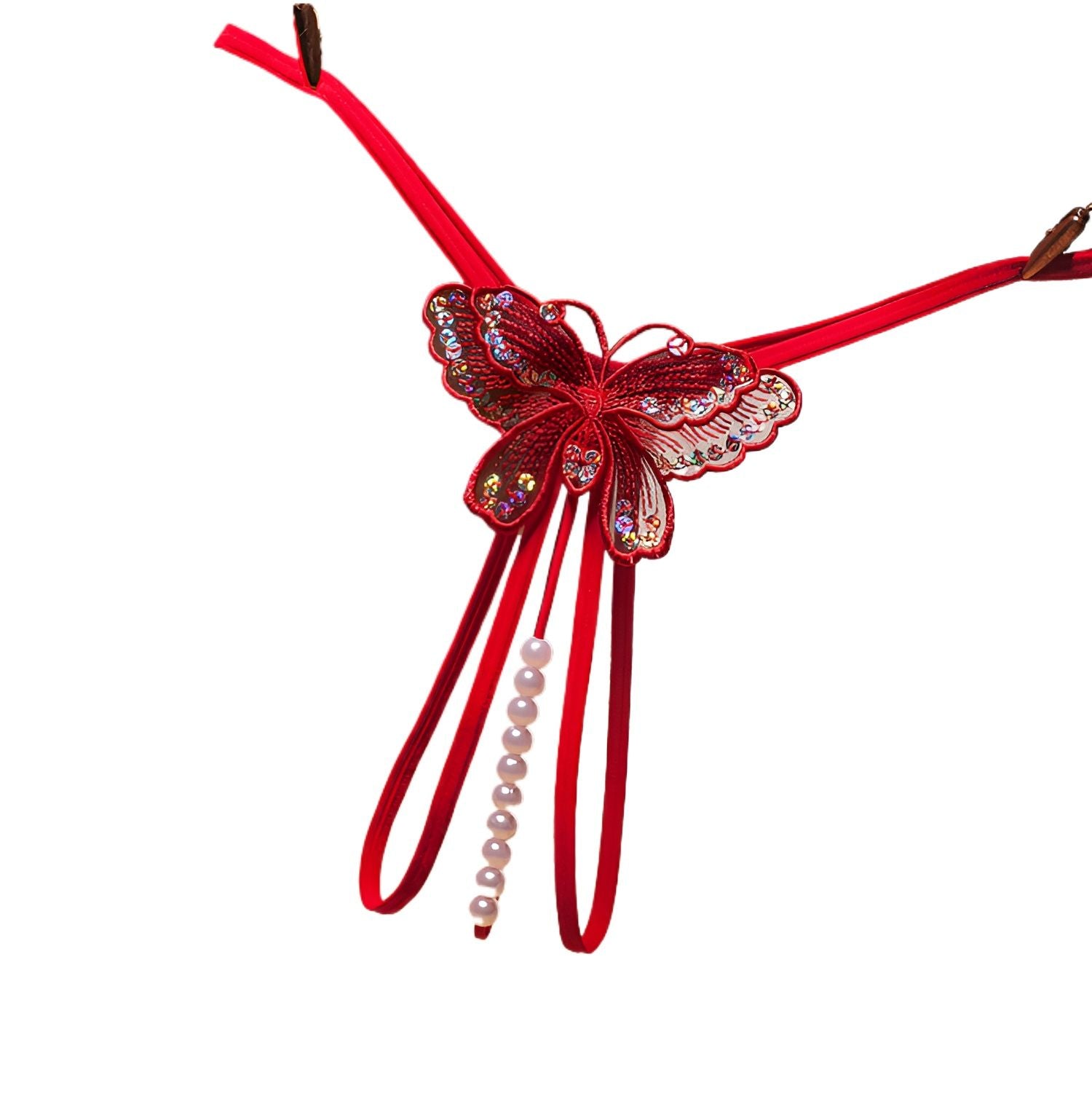 High Premium One size Quality Thong Panty Underwear G-STRING Pearl Panties Underwear Underpants Lingerie For Girls Women Ladies Female