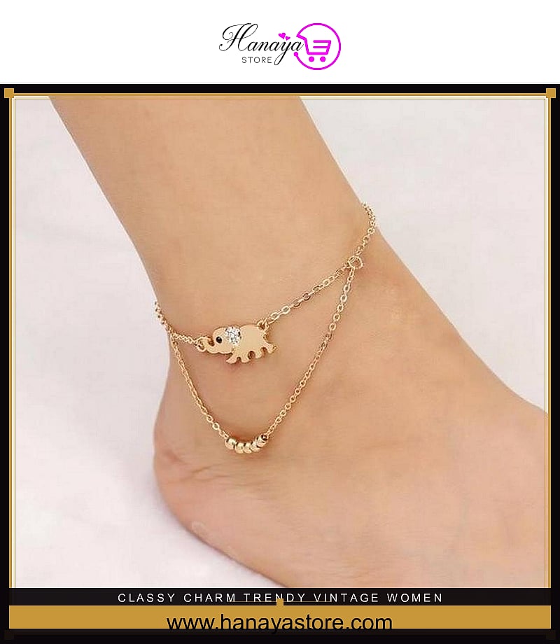Classy Charm Trendy Vintage Women anklet for girls stylish anklet for – anklet Online in Pakistan | Hanaya