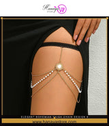 Bohemian thigh chain Design 6
