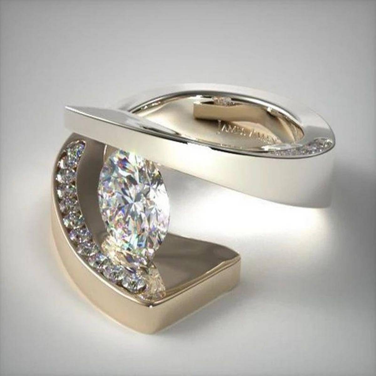 Trendy Classy Big Crystal Stone Ring For Women – Accessories Online in Pakistan | Hanaya