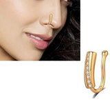 Non Piercing Adjustable Clip On Nose Pin Heart Love CZ Nostril Body Jewelry – Lifestyle – Buy Nose Jewelry Pakistan | Hanaya