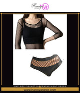 One Size Fishnet Sleepwear Night dress Lingerie Set Women Underwear Set – Accessories Online in Pakistan | Hanaya