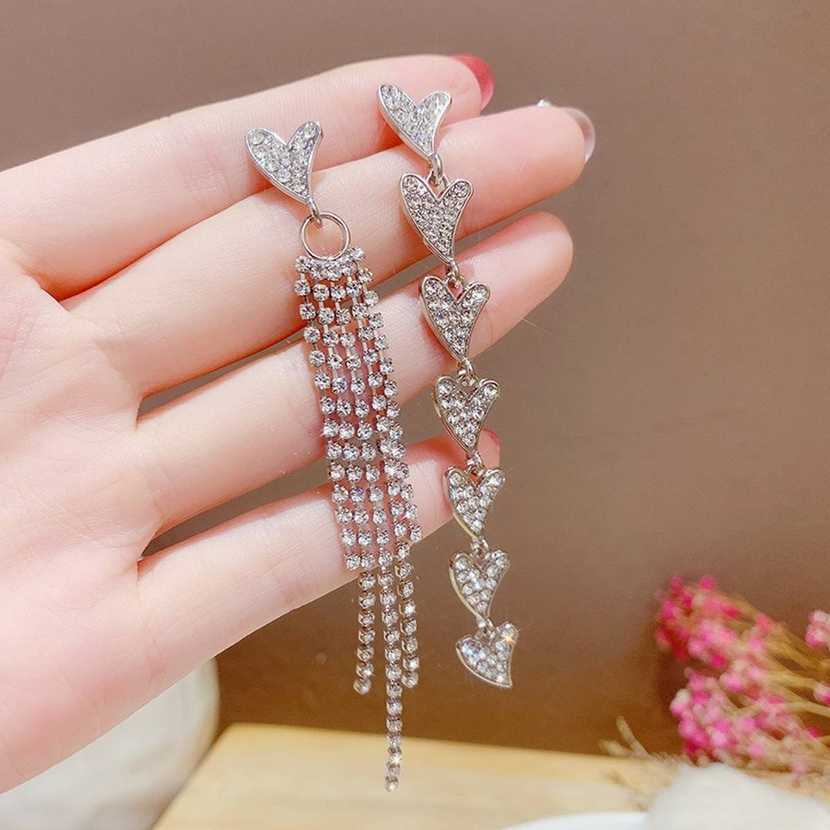 High Quality Exquisite Asymmetric Elegant Stylish Earring – Earrings Online in Pakistan | Hanaya